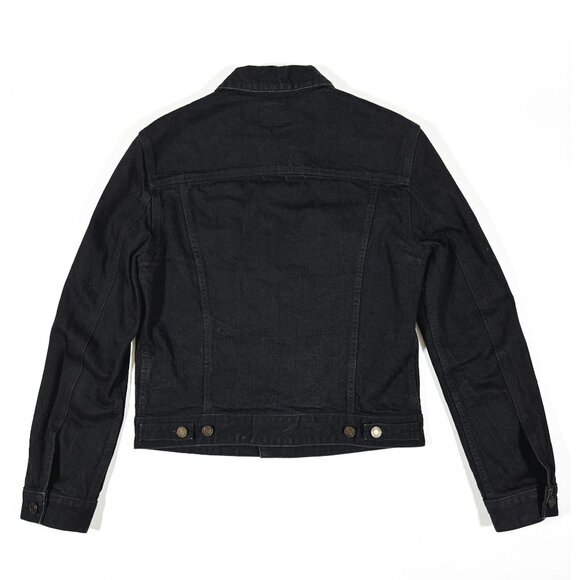 Saint Laurent Classic Denim Jacket Black Size M - Picture 2 of 9